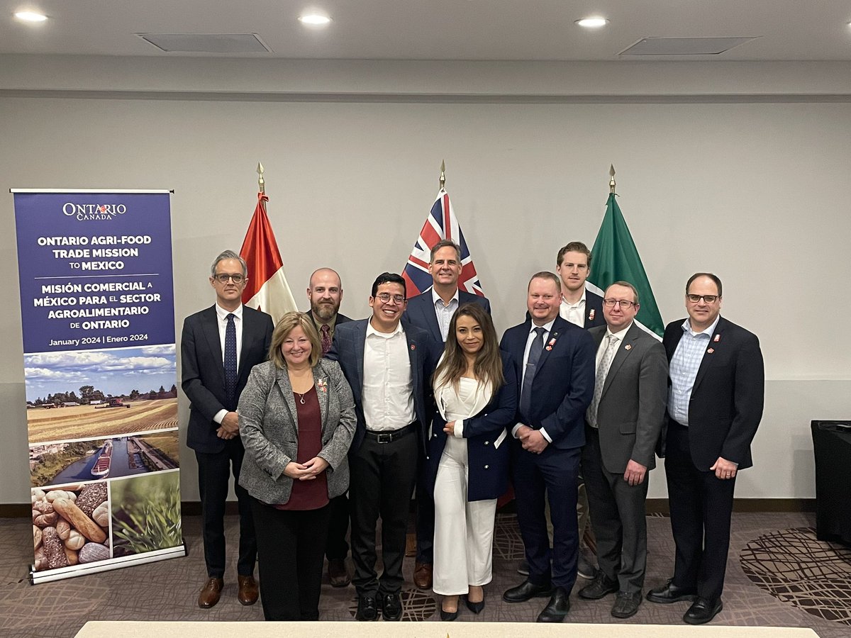 LisaThompsonPC's tweet image. Thanks to #PepsiCo #Mondelez #Costco #Cheduraui #Harinera for productive meetings with our trade  delegation representing #Ontario’s entire grains/bakery value chain. We look forward to realizing opportunities to work together in the sustainable spirit of producing quality food!