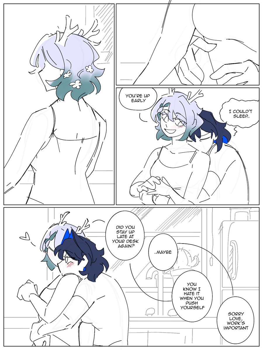 Domestic morning #kronfaumei 