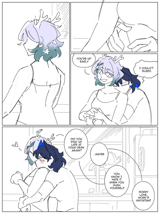 Domestic morning #kronfaumei 