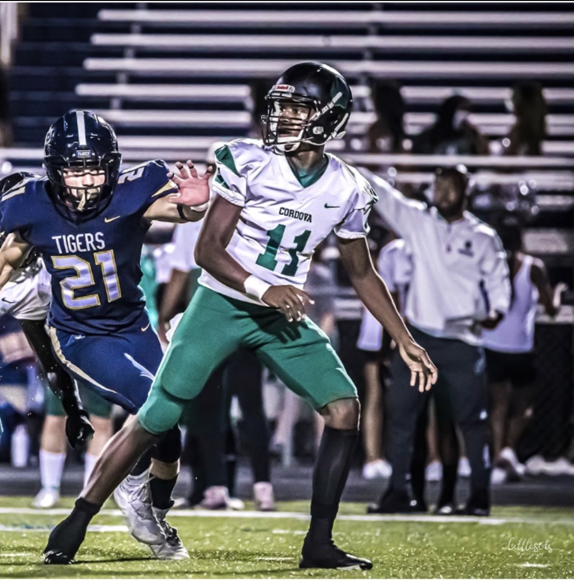 My heart hurt for you kid 💔. Thanks for affording me the opportunity to be apart of your journey, and thanks for being apart of mine. Despite the odds, you EARNED it all. RIP DeVondre’ Collins aka QB1💚🕊️