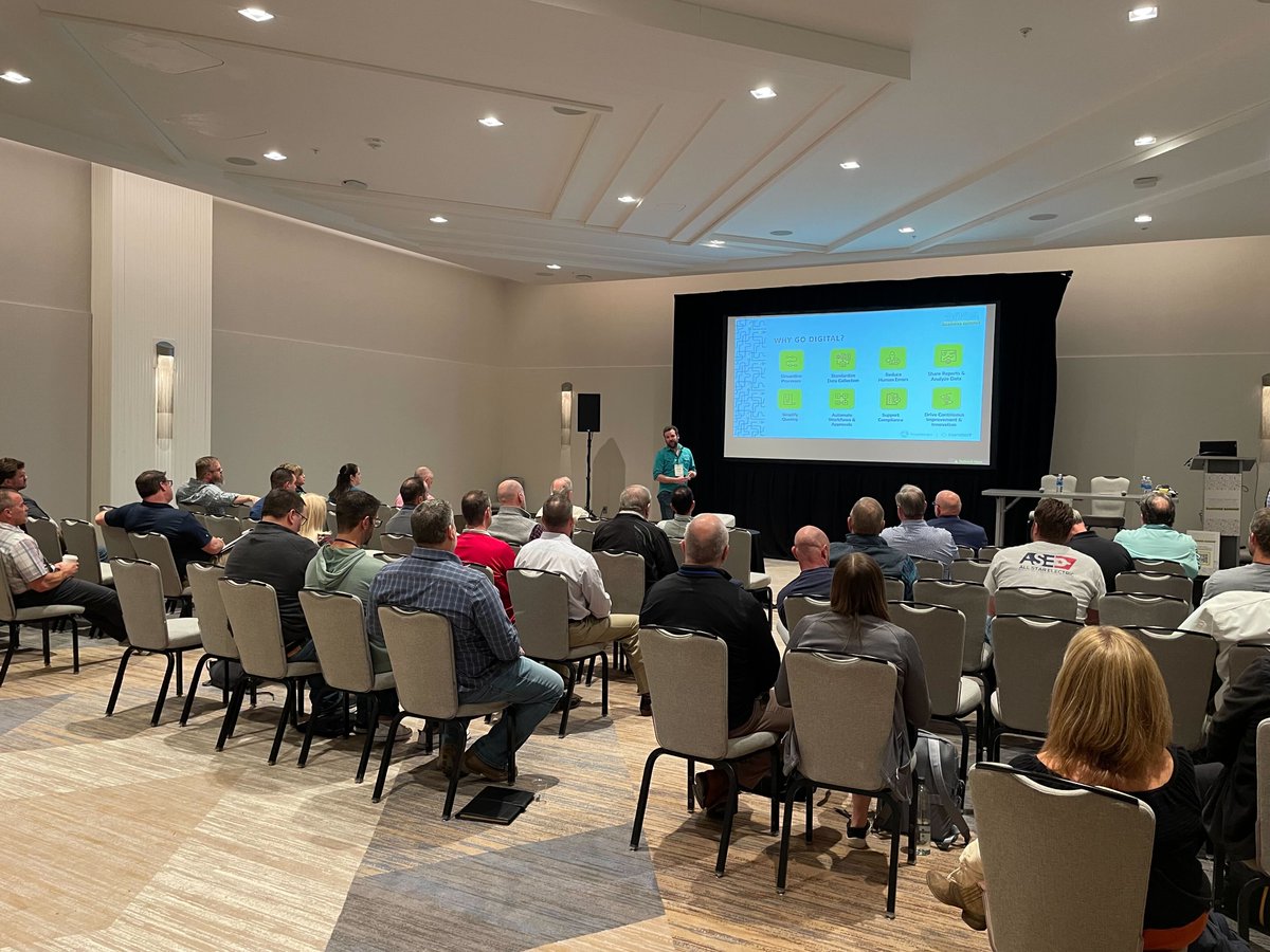 Thanks for a great turnout for Ian's breakout session at the IEC Business Summit. We had a lively discussion about ways to improve the installation process using a mobile app to standardize the data collection. #IEC #IEC2024