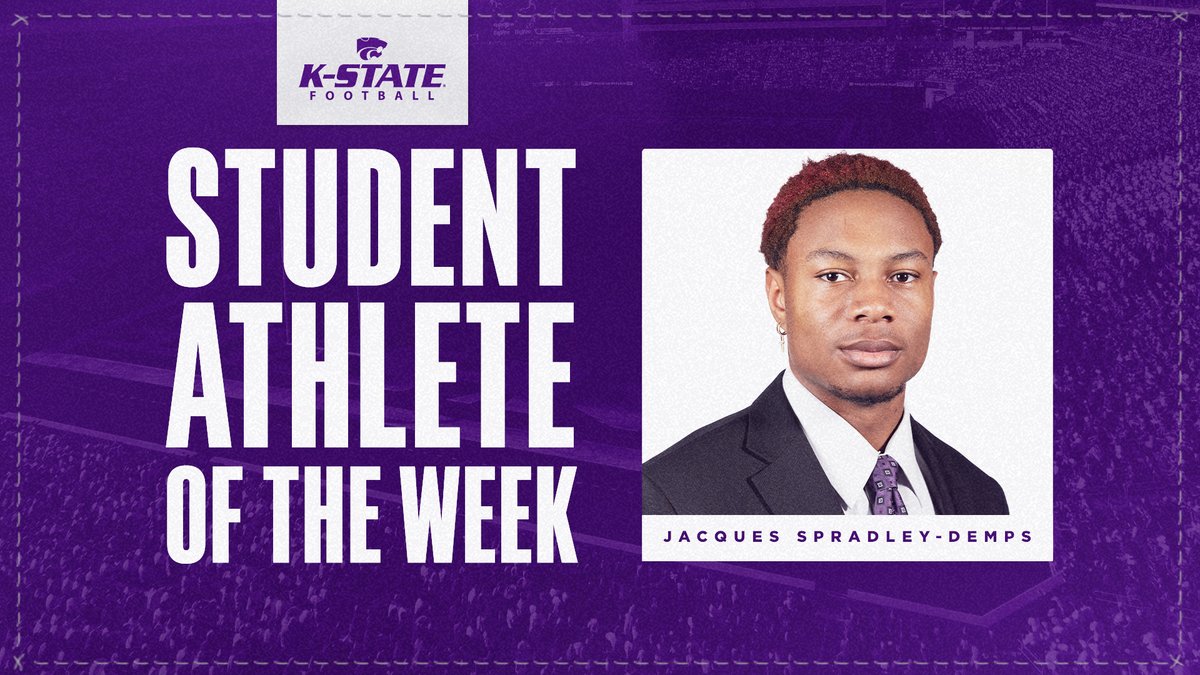 K-State Football (@kstatefb) on Twitter photo Core Value Awards ➡️
Prizefighter of the Week - <a href="/HADLEY_PANZER54/">Hadley Panzer</a>
Disciplined - <a href="/devinv54/">Devin Vass</a>
Committed - Hadley Panzer
Tough - <a href="/austinmoore_21/">Austin Moore</a>
Selfless - <a href="/theman6082/">Taylor poitier</a>
Student Athlete of the Week - <a href="/_DanteThomas/">Dante Strap Thomas</a> & <a href="/iamques9x/">Jacques “Deebo” Spradley-Demps</a> Core Value Awards ➡️
Prizefighter of the Week - <a href="/HADLEY_PANZER54/">Hadley Panzer</a>
Disciplined - <a href="/devinv54/">Devin Vass</a>
Committed - Hadley Panzer
Tough - <a href="/austinmoore_21/">Austin Moore</a>
Selfless - <a href="/theman6082/">Taylor poitier</a>
Student Athlete of the Week - <a href="/_DanteThomas/">Dante Strap Thomas</a> & <a href="/iamques9x/">Jacques “Deebo” Spradley-Demps</a>