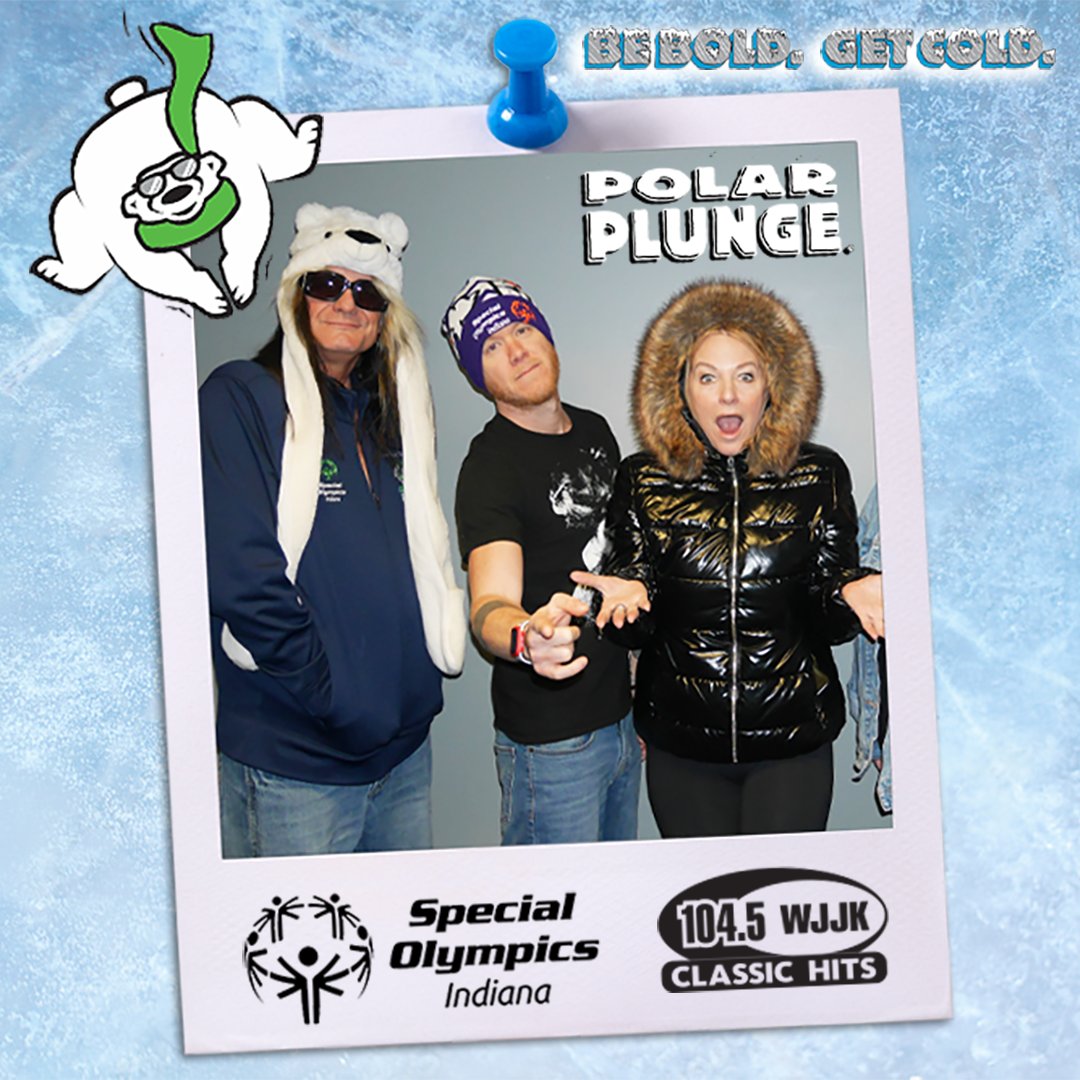 Polar Plunge is BACK! 🐻‍❄️❄️ Join Stu on Feb. 10 in Greenwood & Laura Steele on Mar. 2 at Eagle Creek as we partner with @SOIndiana! Register, volunteer or donate at 1045wjjk.com #BeBoldGetCold #WJJK