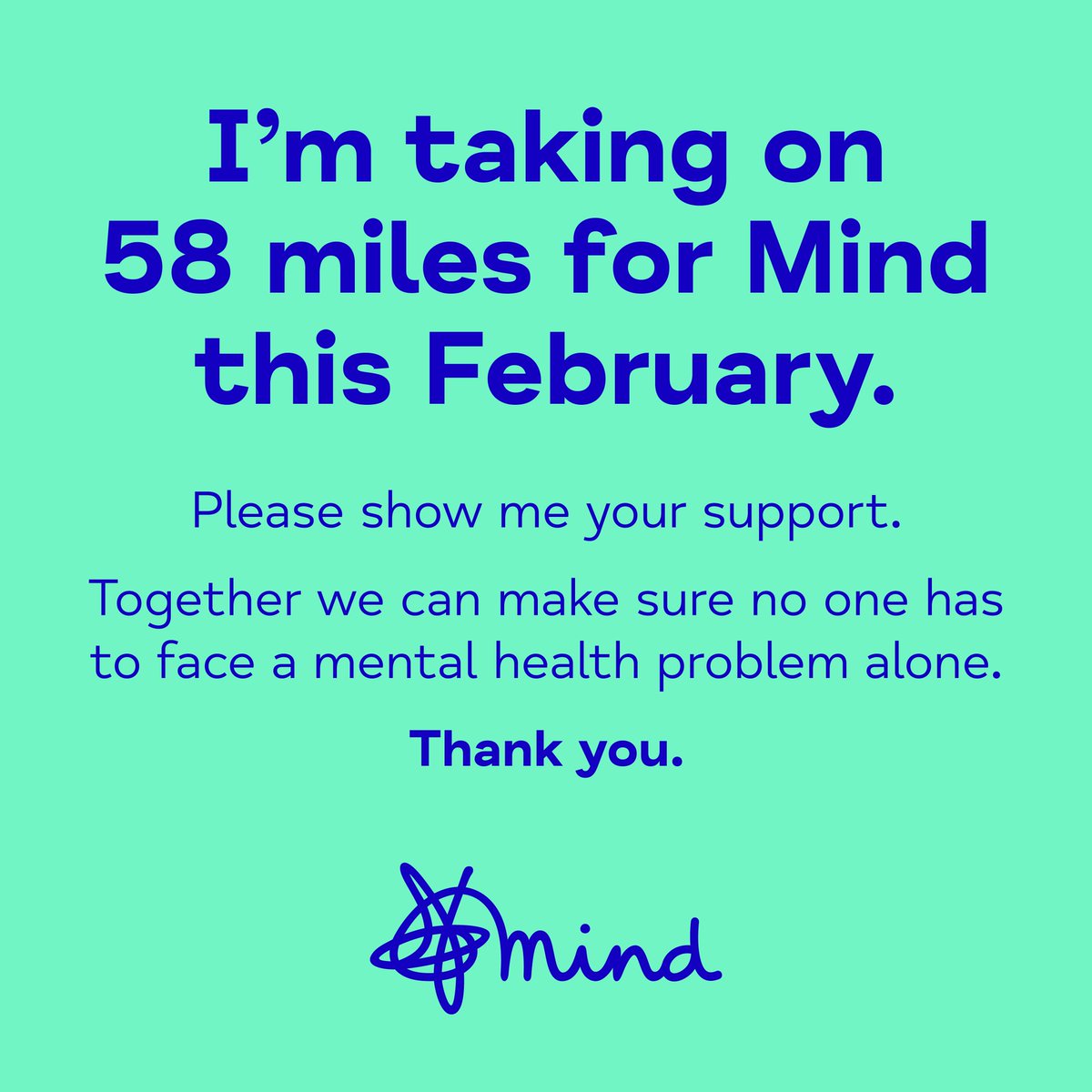 I'm fundraising for Mind. Check out my @JustGiving page and please donate if you can. Thank you! #JustGiving justgiving.com/fundraising/al…