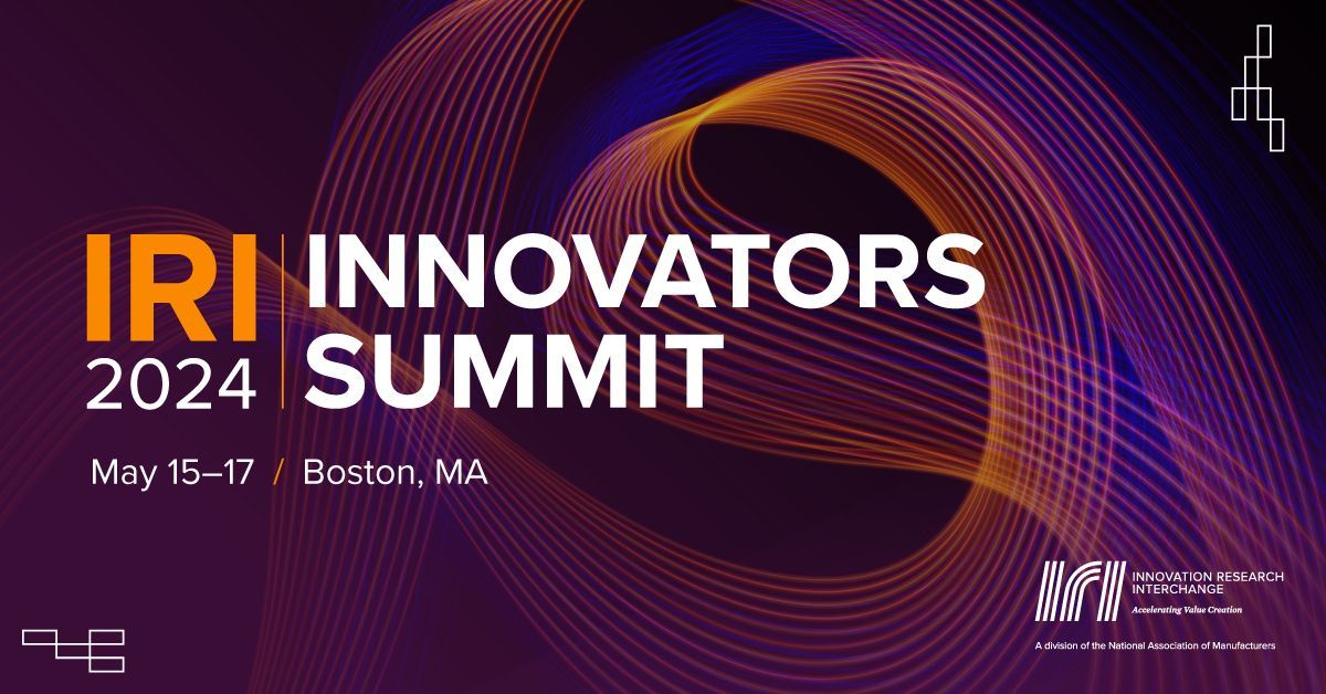 Join us at the #IRIInnovatorsSummit 2024 to connect with innovation leaders from top companies, such as @CampbellSoupCo, @Boeing, and @Chevron. Learn more: buff.ly/3Hir2hh.