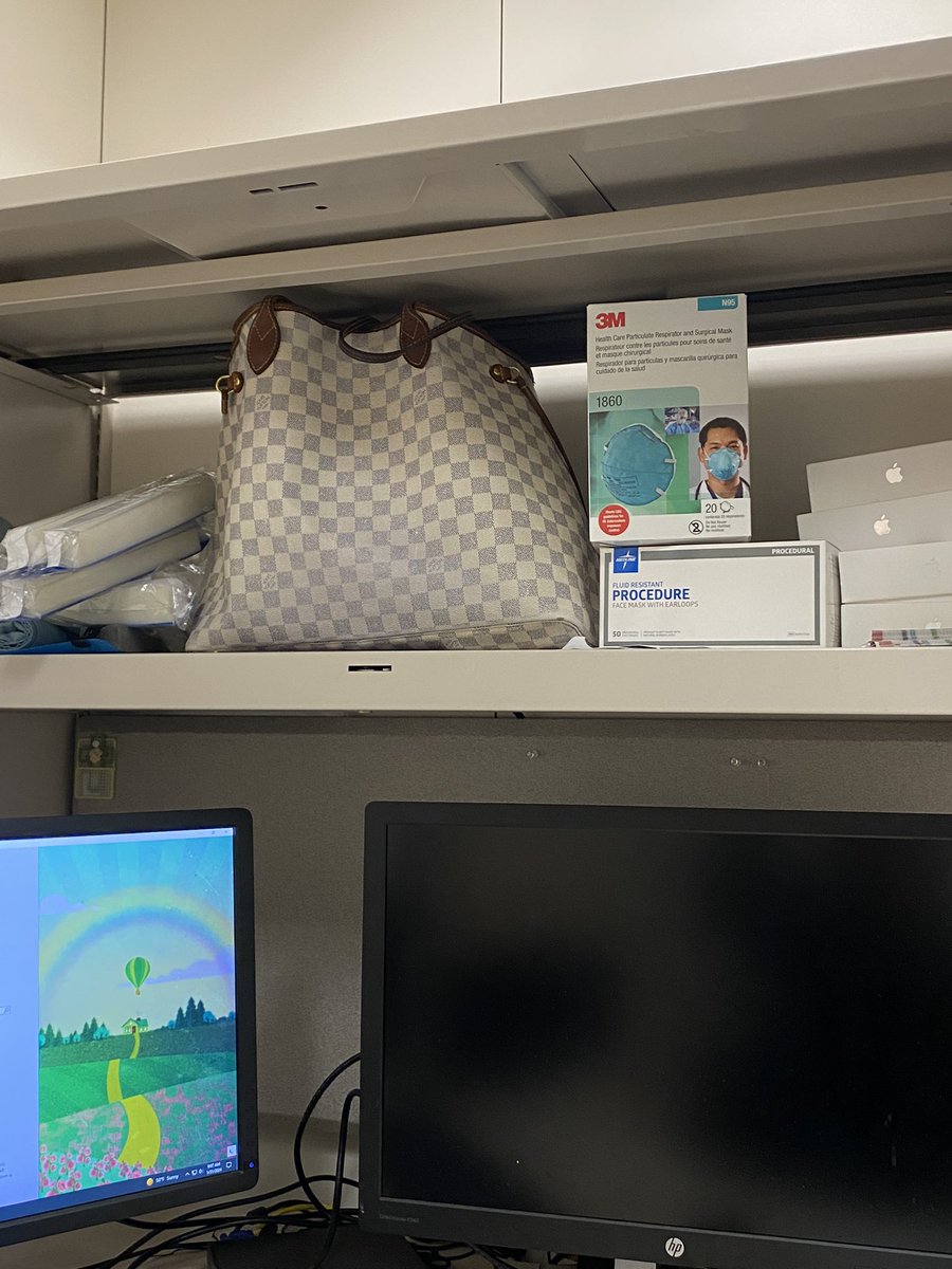 Walked in my office this morning, and my EA had a stash of N-95’s waiting in my cabinet for me! 

“Dr. Bicette, I left these for you just in case to make sure you always have some, because I know you don’t ever work without it” 

She is the sweetest!!!!! 🥰❤️ #STILLmaskedup