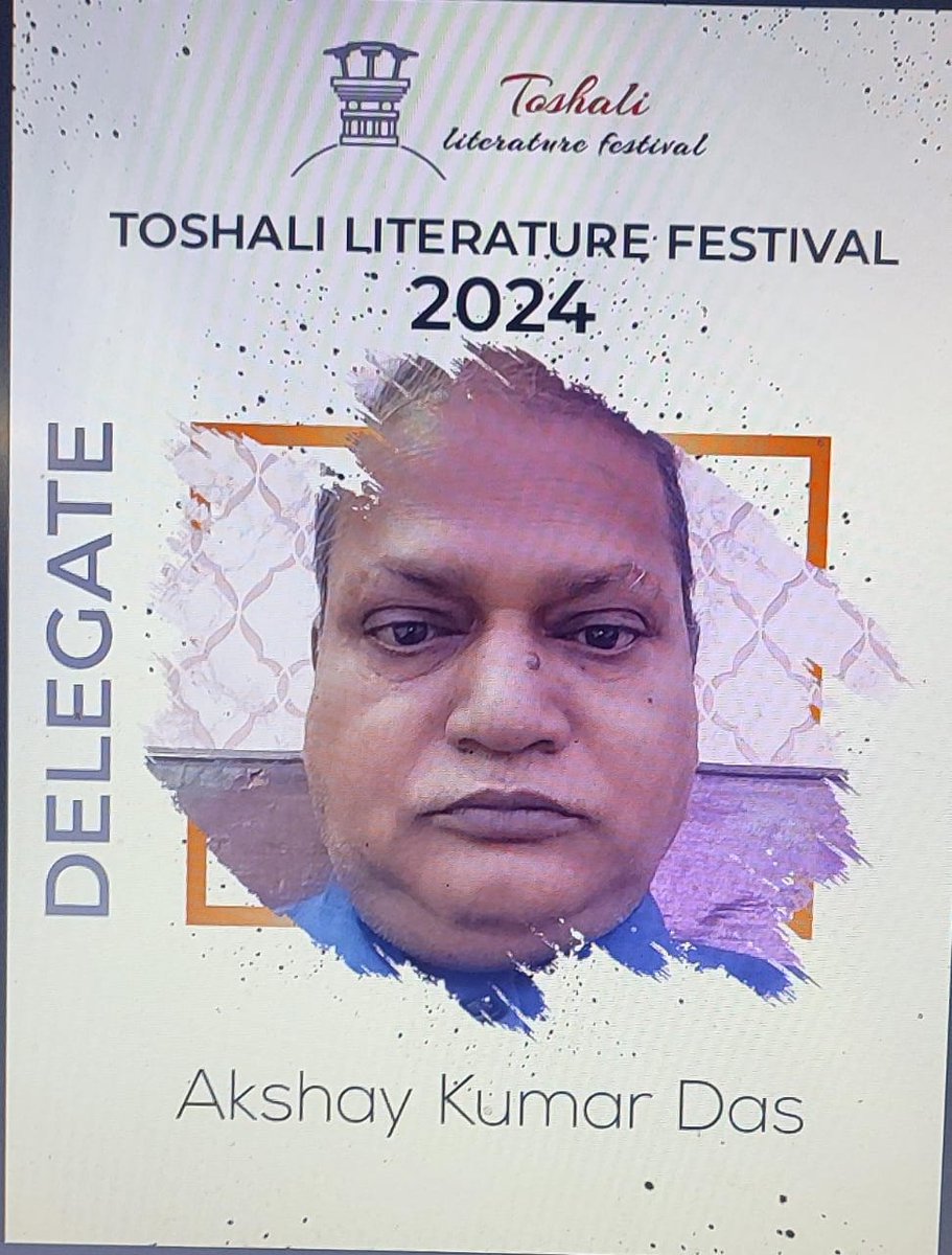 Proud to be part of the Toshali Literature Festival,2024.
