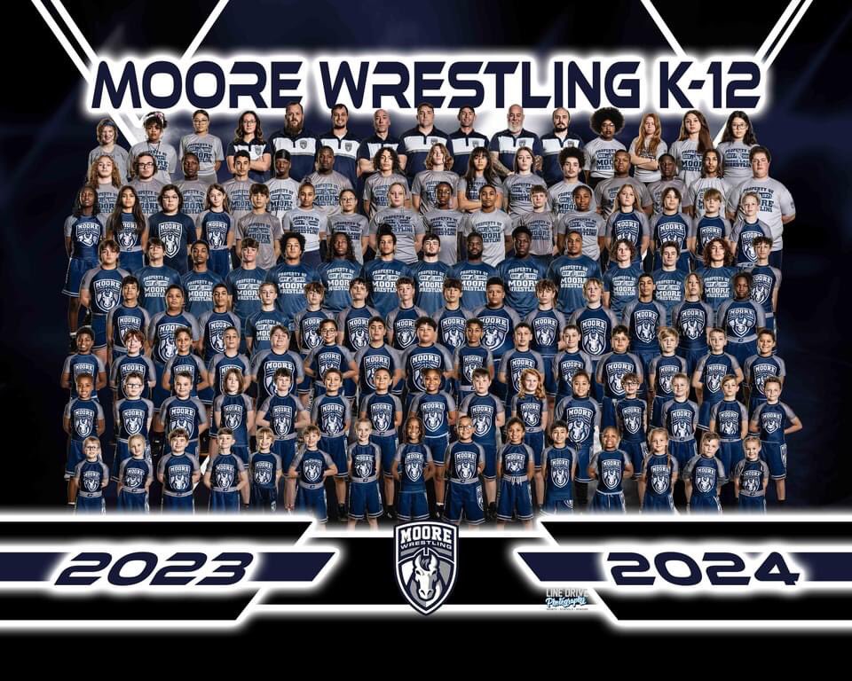 Moore Wrestling Kindergarten through 12th grade. A wrestling PROGRAM. #knowmoore