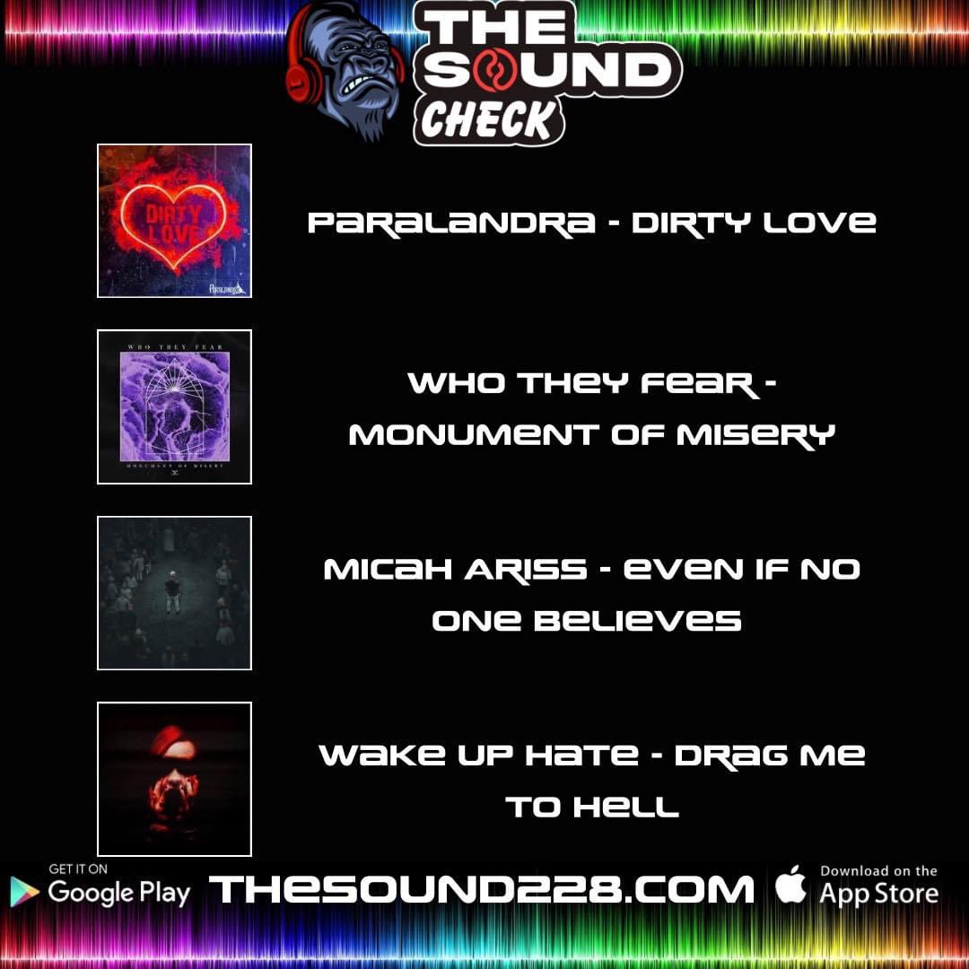 The Sound (@thesound228) on Twitter photo The Sound Check airs today at 2pm central! Let us know who you want added to rotation:
<a href="/paralandra_rock/">Paralandra</a>
<a href="/WhoTheyFearBand/">Who They Fear</a>
<a href="/micaharissmusic/">Micah Ariss</a>
<a href="/WakeUpHateMusic/">๐๐๐๐ ๐๐ ๐๐๐๐</a>
Tune in and comment which song is your favorite! New episode airs Sunday at 4pm central. linktr.ee/TheSound228 The Sound Check airs today at 2pm central! Let us know who you want added to rotation:
<a href="/paralandra_rock/">Paralandra</a>
<a href="/WhoTheyFearBand/">Who They Fear</a>
<a href="/micaharissmusic/">Micah Ariss</a>
<a href="/WakeUpHateMusic/">๐๐๐๐ ๐๐ ๐๐๐๐</a>
Tune in and comment which song is your favorite! New episode airs Sunday at 4pm central. linktr.ee/TheSound228