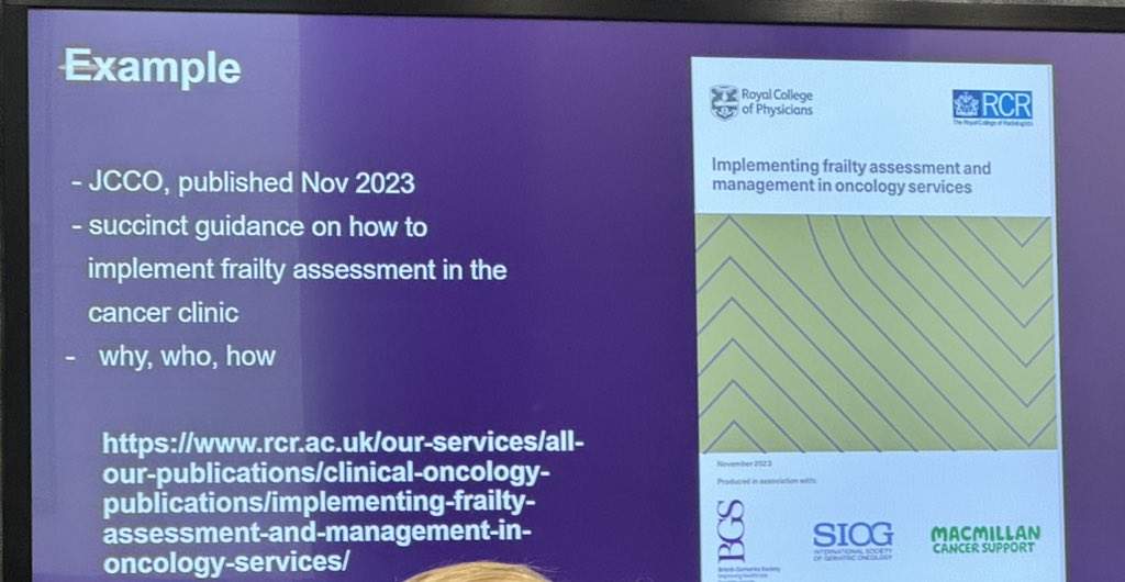 Jeni_woods_OT's tweet photo. What a brilliant day attending the @macmillancancer & @NHSEngland Prehabilitation Summit. And glad to see the @RCRadiologists & @RCPhysicians #FrailtyAssessment guidelines being promoted @Ng_Cass @antheasaif https://t.co/4bVmRVM5BG