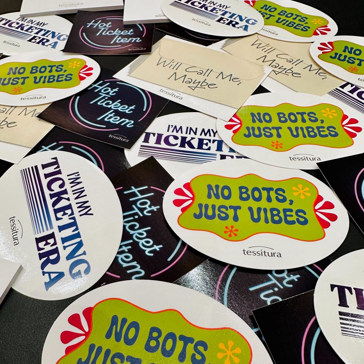 Day three of #intix2024! If you haven’t visited our team at Booth 409 yet, make sure to swing by and grab some Tessitura stickers. They’re hot ticket items! 🔥