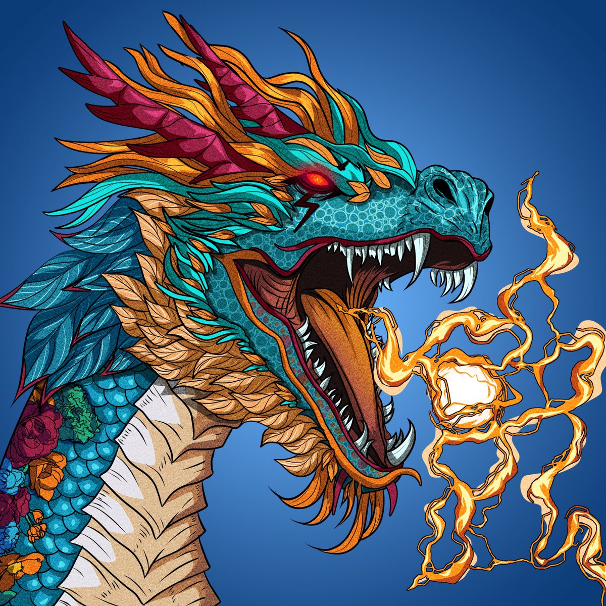 AZURONG SNEAK PEEK ⛩️ The only way to get rid of dragons is to have one of your own ⚔️🐉 Stay tuned for more information about the collection 🔥