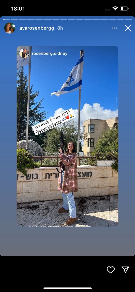 BLMCardiff's tweet photo. This @cardiffuni student has travelled to Israel and taken pictures with the IDF, an armed forces that are currently being investigated for genocide by the highest court in the world. 

Yet when students, Palestinian and other, wish to raise awareness of the genocide currently /1 https://t.co/KEL4cggdRV