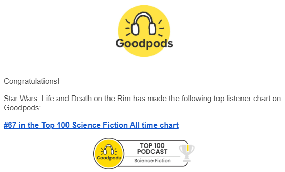 Back at it again 🤘Help us get into the top 50 by spreading the word about #lifeanddeathontherim! As always, thank you for your continuous support ❤️

#galacticnorthproductions #goodpods #podcasters #podcast #audiodrama