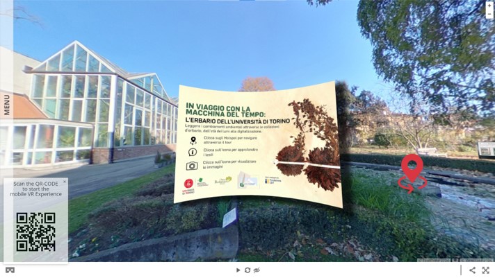 La mostra che nei mesi di settembre e ottobre ha raccontato il progetto HERB-TO-CHANGE , dedicato all’Erbario e alla sua digitalizzazione, è da oggi accessibile virtualmente insieme a 3 percorsi tematici
dedicati alle collezioni.
Qui il tour virtuale:
tourmake.it/it/tour/e554c4…
