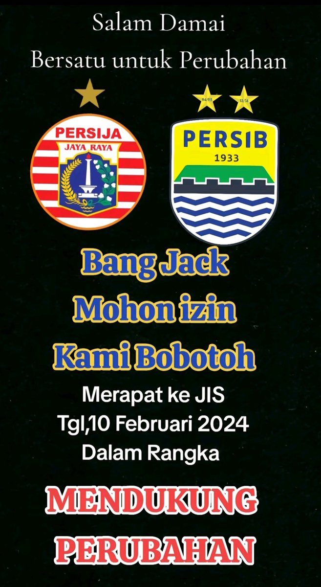 Mari dukung Perubahan...