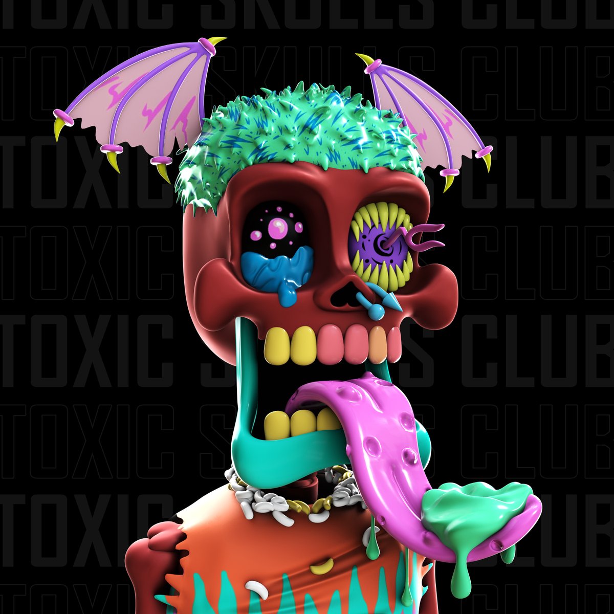 Toxic Skulls Club tweet media