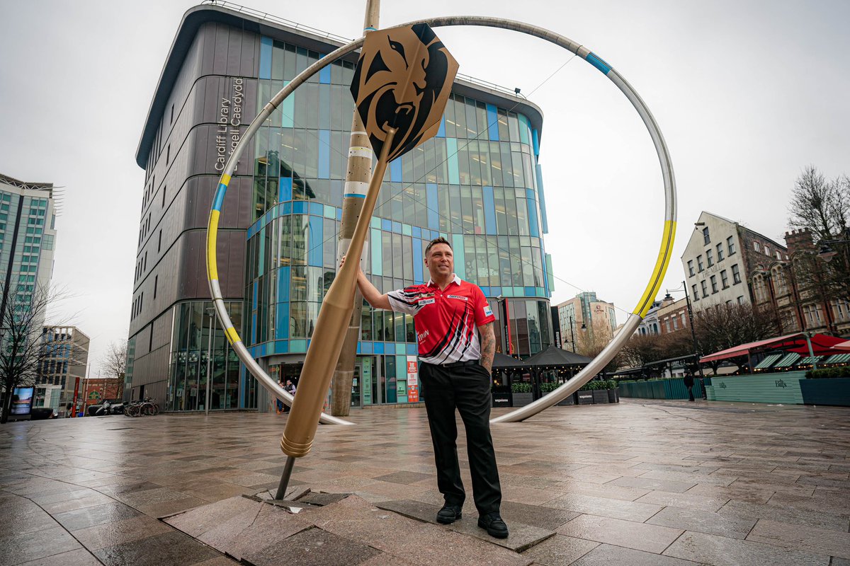 🎯@Gezzyprice has already managed to find one of our Golden Darts in Cardiff today… We’re not sure he needs to win tickets to opening night though 🤔 Check out how you can win a pair of BetMGM Premier League Darts tickets below👇🏻 #BetMGMDarts @OfficialPDC