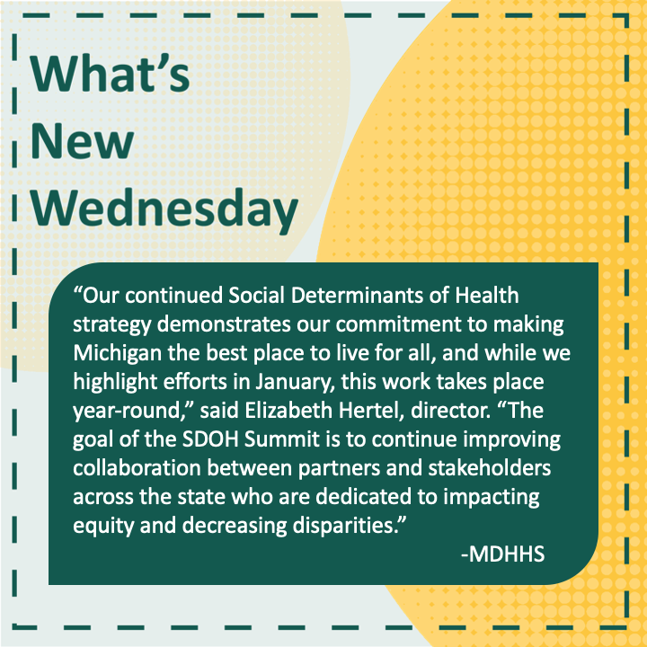 January is Social Determinants of Health month! SDOH highlights some of the needs that the Diversion Intervention Boundary Spanners (DIBS) team here at the CBHJ highlights as a primary focus for our pilot sites and teams! #whatsnewwednesday