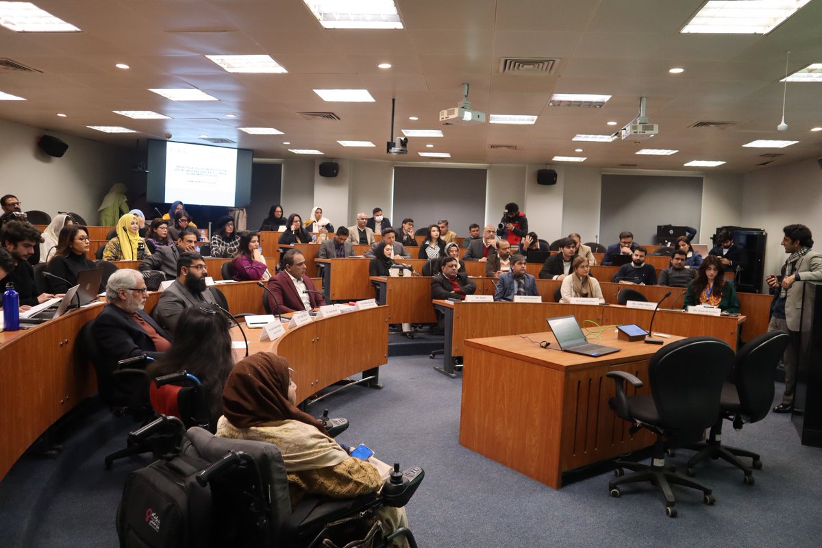 CBS_LUMS's tweet photo. CBS partnered with Social Welfare &amp; Bait-ul-Maal Department of Punjab for a one-day Policy Draft Session on Jan 26, 2024 that featured experts from academia, government &amp; judicial domains

The event featured a presentation by SW&amp;BM and a Group Activity to draft policy

#cbslums https://t.co/TbSkQ1tUgP