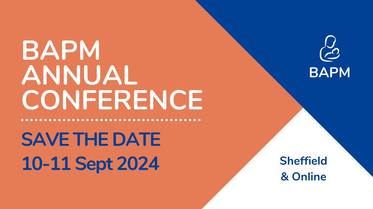 🗓️SAVE THE DATE🗓️ The BAPM Annual Conference will be returning to Sheffield, 10-11 September 2024. Tickets will be available soon. Live tickets for last year's event sold out, so make sure you book early to avoid disappointment. bapm.org/events/bapm-an…