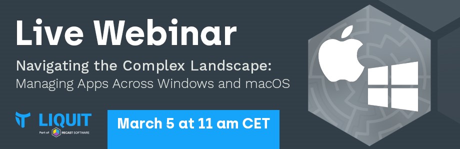 Spend 30 minutes with us on March 5 as we delve into the heart of the challenges to manage apps across Windows and macOS. Register here: attendee.gotowebinar.com/register/95218…