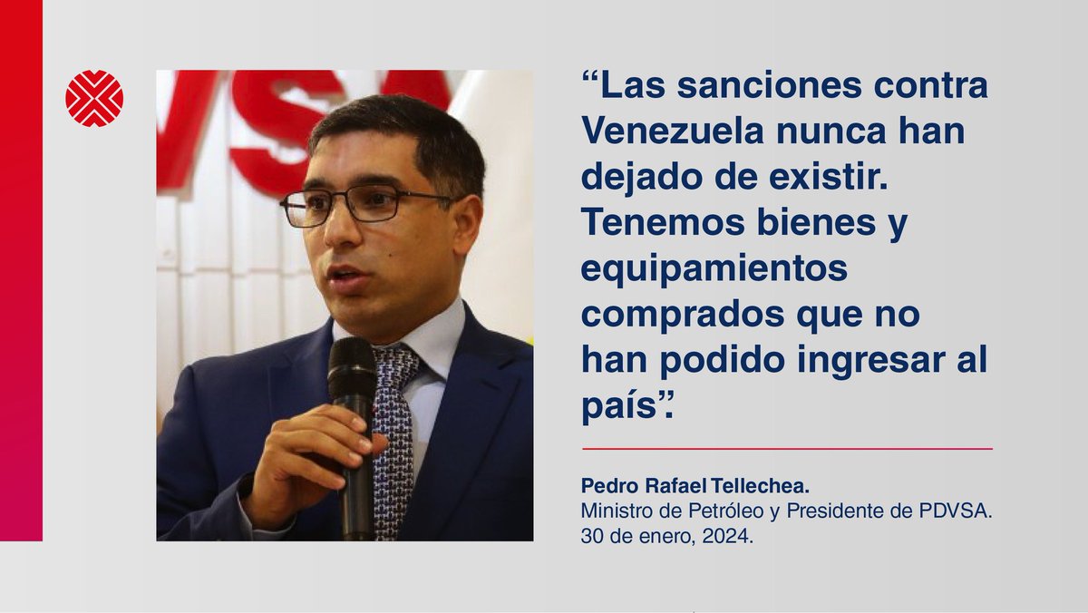 Para garantizar un suministro estable de energía a nivel global es crucial respetar las reglas básicas del libre comercio, exento de mecanismos de chantaje como el programa de sanciones ilegales que se sigue aplicando contra Venezuela.