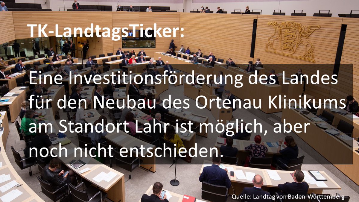 Das @MSI_BW beantwortet eine Anfrage von @RollandGabi  aus der @spdlandtagbw zum Klinikum Lahr. Mehr im #TKLandtagsTicker tk.de/techniker/2048…
Zum Konzept 'Ortenau2030' ein Interview mit  Christian Keller, Chef des Ortenau-Klinikums, auf #WirTechniker  is.gd/M8IkJF#