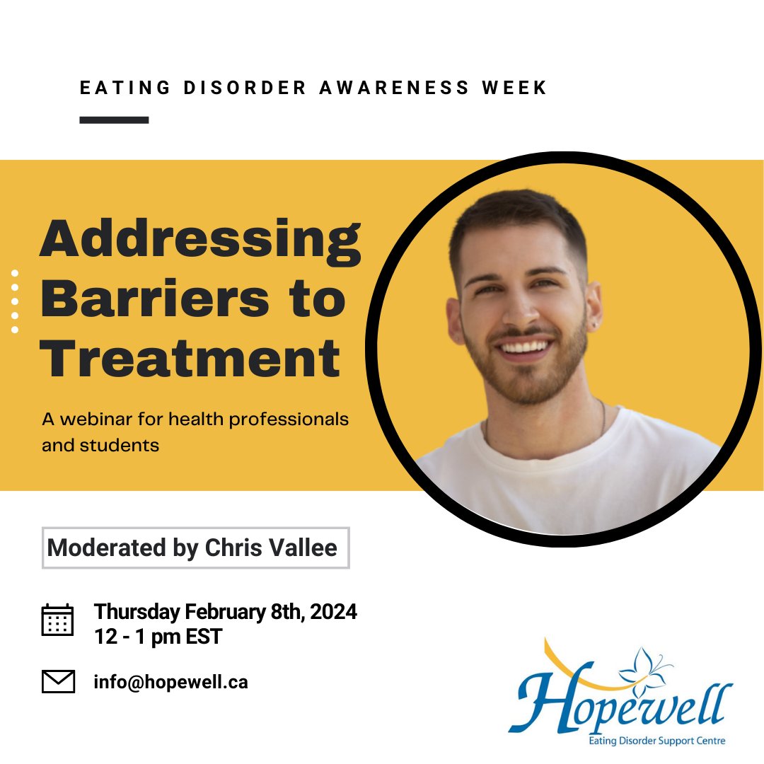 Calling all health care providers and students! 📢

Join us for our FREE webinar to learn more about the underrecognized barriers to ED treatment and what we can do to address them. 

Sign up today at our website: hopewell.ca/upcoming-webin…

#edaw2024