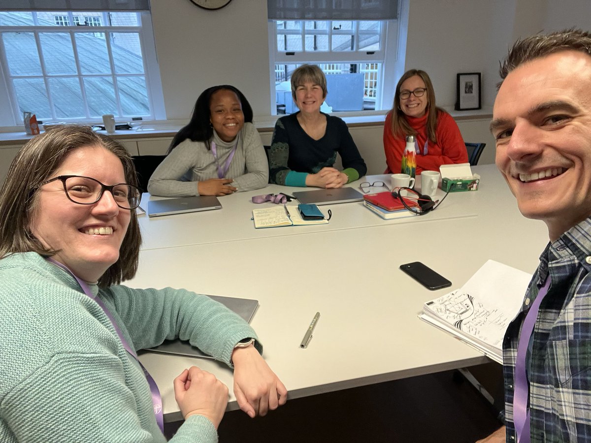 Today, the team are together in London planning and dreaming together! Lots of thoughts on how we listen and respond to the voice of children and young people! 
We are missing Elysia, but it’s great to be together! #GrowingFaith #CYP #Listening