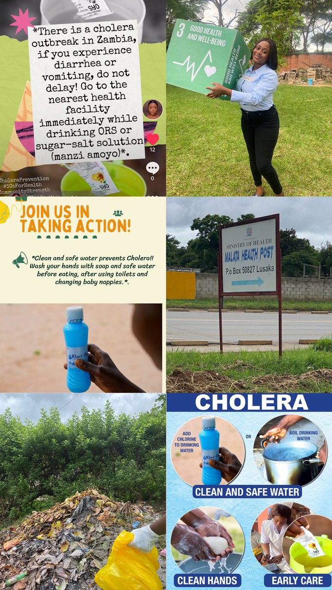 January Recap Youth Advocate Edition🤍

I love being of service to my community!

Let us continue to fight against Cholera in Zambia by practicing and observing the 3cs!

#CholeraPrevention
#3CsForHealth 
#CommunityStrength
#UNICEFZambia
#MoH
#choleraresponse
@unicefzambia