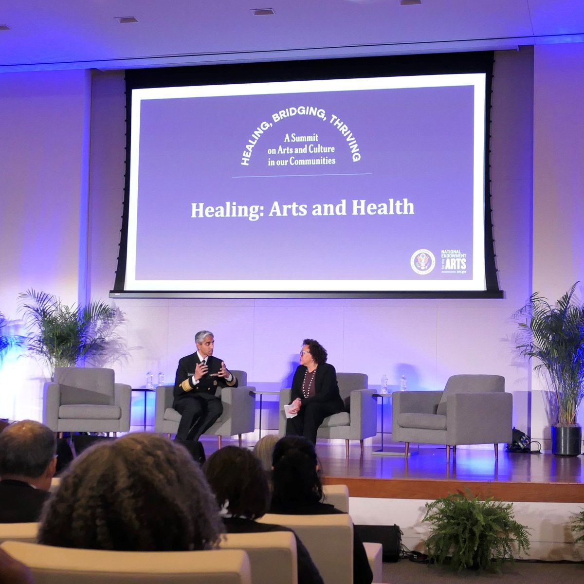 Alex Rodriguez, MPH (@alexkrodriguez) on Twitter photo Yesterday, at the <a href="/WhiteHouse/">The White House</a> + <a href="/NEAarts/">Nat'l Endow f/t Arts</a> Summit, the <a href="/Surgeon_General/">U.S. Surgeon General</a> said it best, “The arts are medicine. The arts are a form of healing, & that's why they deserve the investment of our country... They have to be part of how we recover post-pandemic." Yesterday, at the <a href="/WhiteHouse/">The White House</a> + <a href="/NEAarts/">Nat'l Endow f/t Arts</a> Summit, the <a href="/Surgeon_General/">U.S. Surgeon General</a> said it best, “The arts are medicine. The arts are a form of healing, & that's why they deserve the investment of our country... They have to be part of how we recover post-pandemic."