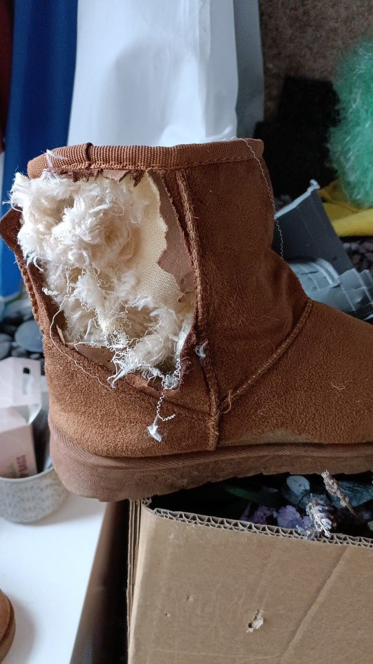 You’ve heard of UGG boots. Well now here are URGH boots. You is welcome. Me could be in trouble…