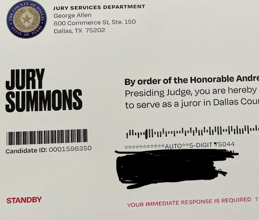 As we enter the new year, remember that we play an integral role in our legal system. Neglecting our civic duty leads to a loss of control over our democracy.

#juryduty #votingmatters
#DemocracyNOTdictator
#peoplefirst #FlipTX24