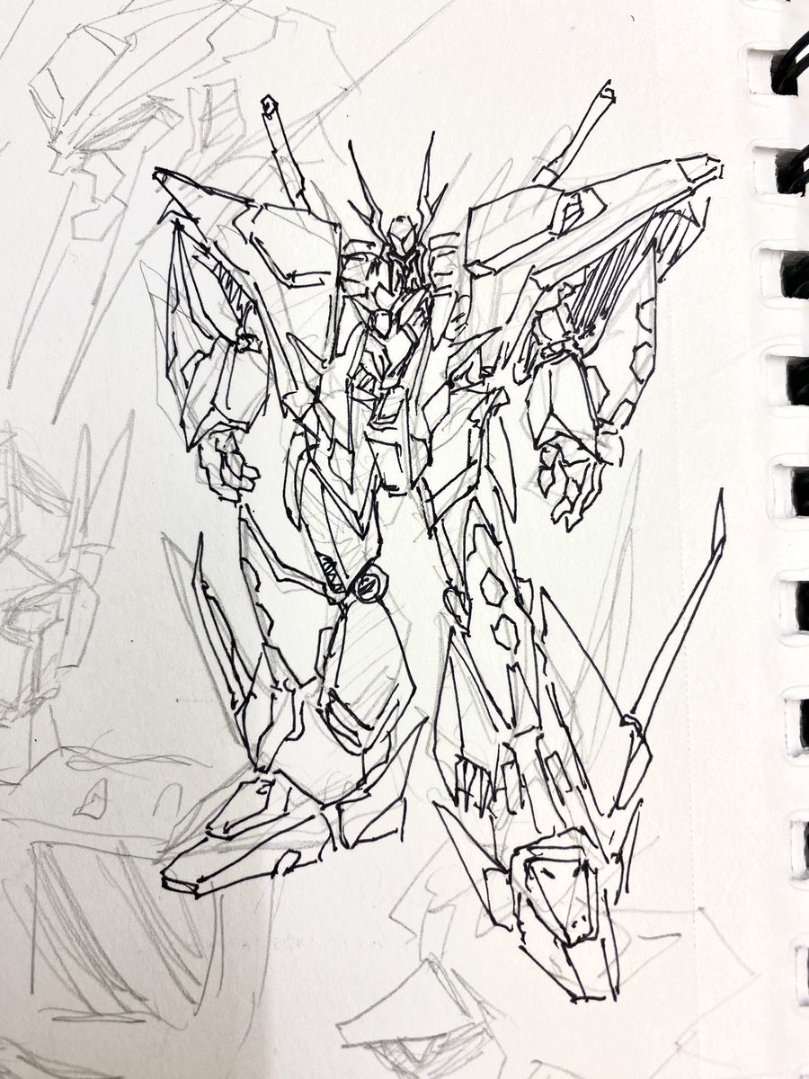 Xi Gundam sketch #閃光のハサウェイ 