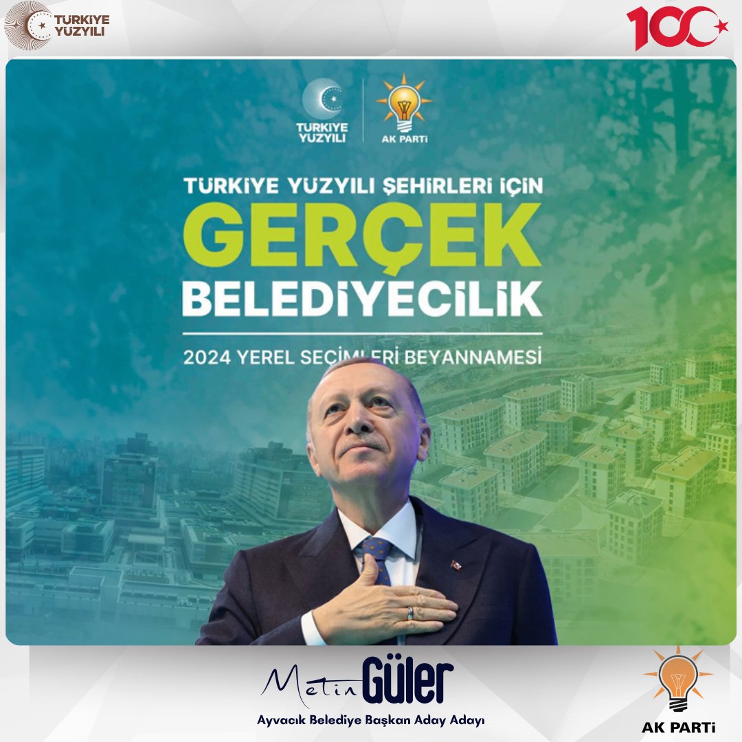 Türkiye Bilir Gerçek Belediyecilik AK PARTİ’ dir!🫶🏻Cumhurbaşkanımız Genel Başkanımız Sn. <a href="/RTErdogan/">Recep Tayyip Erdoğan</a> ‘ının teşrifleriyle Yerel Seçim Beyannamesi yayınlandı.
akparti.org.tr/media/ms2bfyi0…