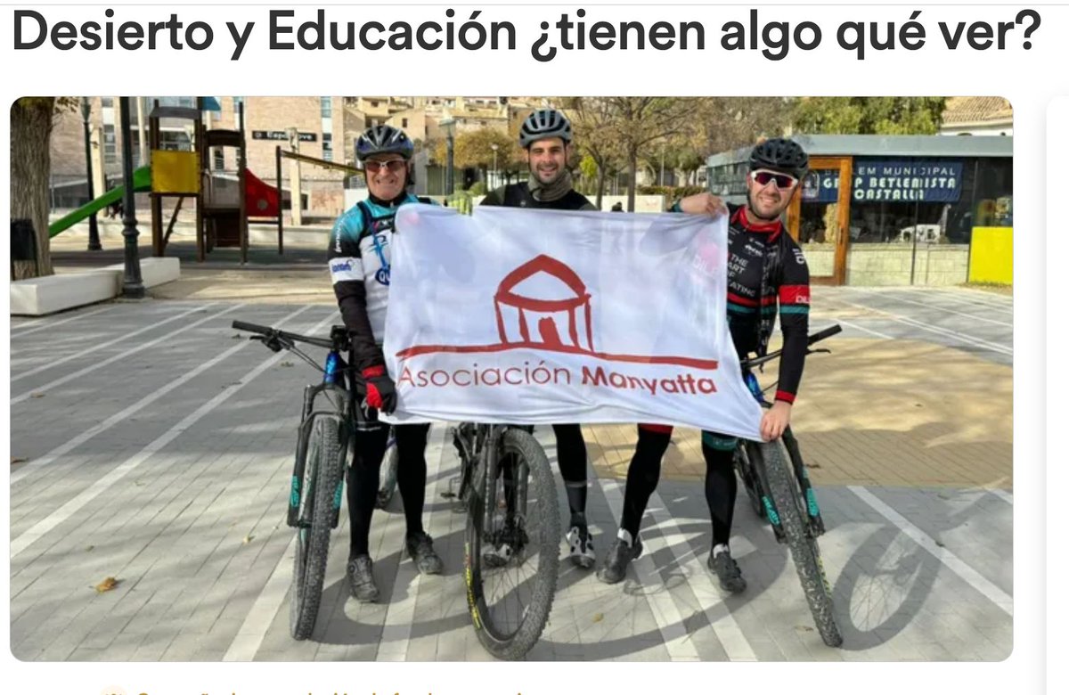 enrique_escando's tweet photo. Tres valientes Miguel Martínez Durá, Álvaro Martínez Durá y David Climent Durá  #TheEasterTeam han decidido participar en la desafiante #TitánDesert Race #Morocco. 

Seis días de desafío, en favor de Asociación Manyatta

¿Les echas una mano?  https://t.co/qhDSjQyl8B https://t.co/The8sRRkRG