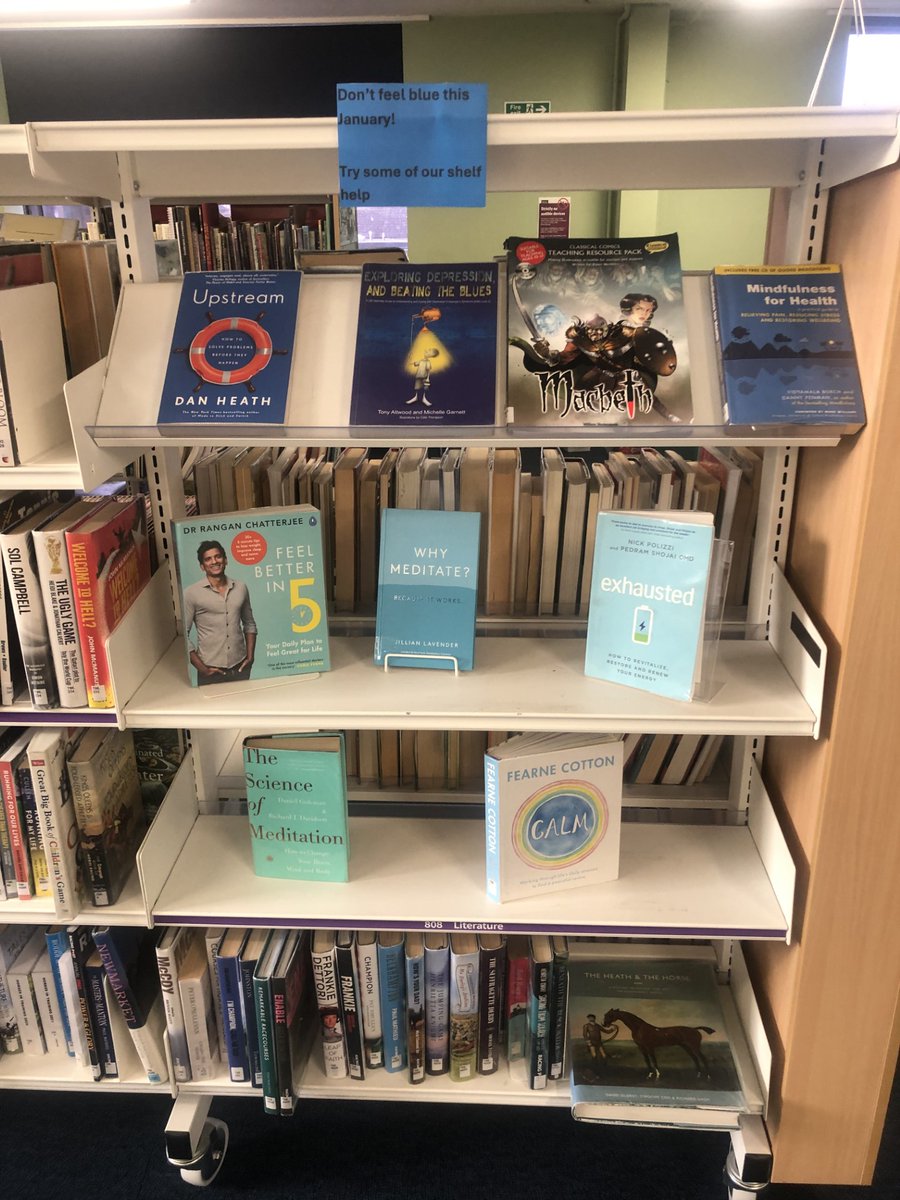 Two of our fabulous January #bookdisplays which need some love before February begins... Cosy up with some Non-Fiction and Beating the January Blues! Many thanks to Sharon and Lynette for these.

#Winterreading #librarydisplays #libraries #SuffolkLibraries