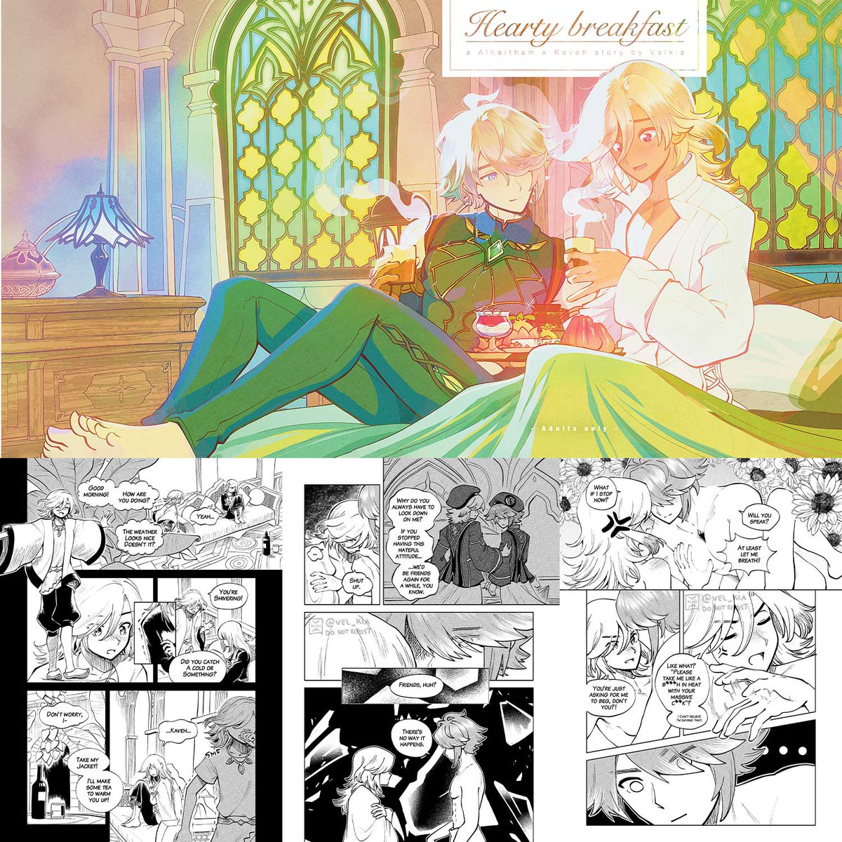 Tomorrow my shop's opening, I'll be selling this doujinshi I did this summer! I hope you'll like it hehe 