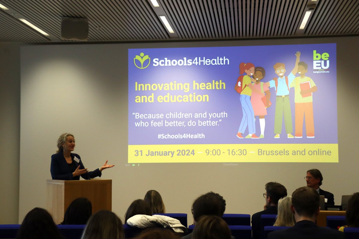 EuroHealthNet (@eurohealthnet) on Twitter photo Closing the #Schools4Health seminar <a href="/carocostongs/">Caroline Costongs</a> shares her key take-aways.
The urgency has never been greater. We need a systematic approach to healthy schools, going beyond putting health in curricula, to creating healthy environments - A joint responsibility across sectors.' Closing the #Schools4Health seminar <a href="/carocostongs/">Caroline Costongs</a> shares her key take-aways.
The urgency has never been greater. We need a systematic approach to healthy schools, going beyond putting health in curricula, to creating healthy environments - A joint responsibility across sectors.'