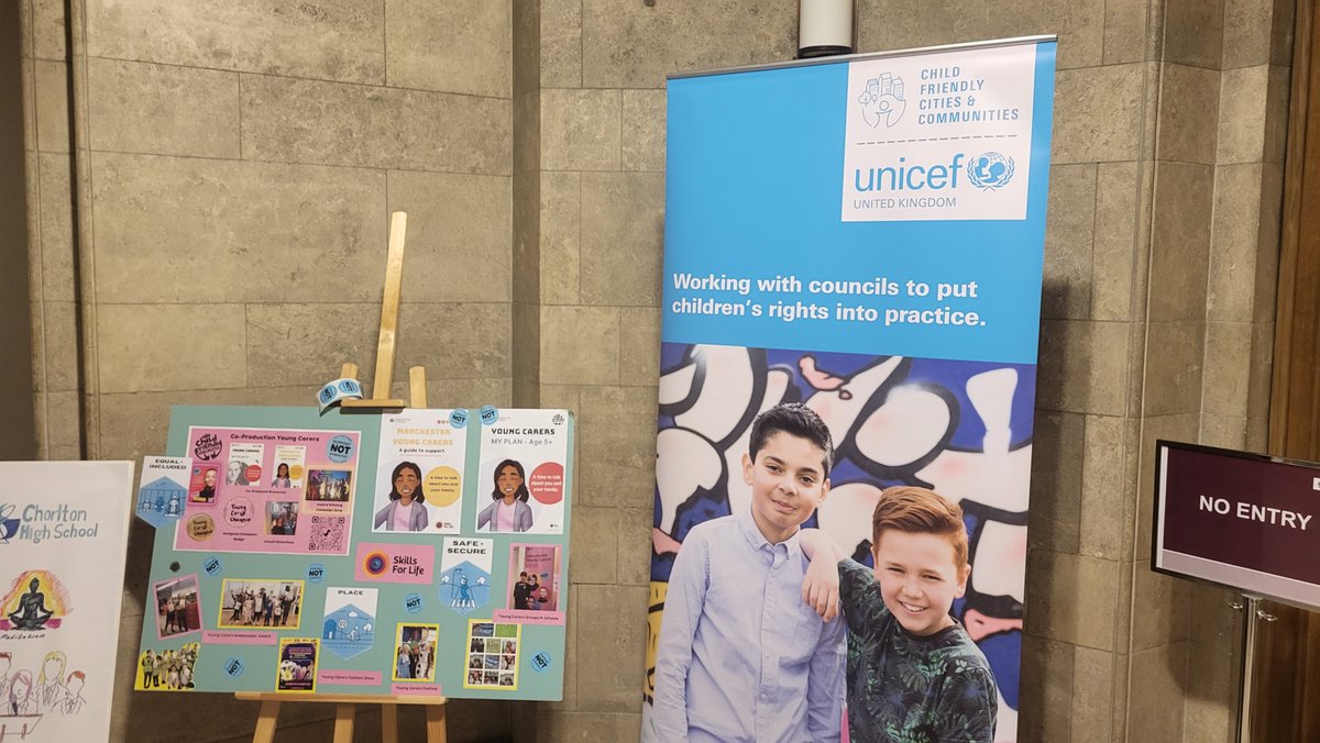 🌟Brilliant to see the work of OUR Young Carers showcased at Full Council today. Young Carers voices are at the heart of our work as we continue our journey to become UNICEF Child Friendly City! Their contributions are making a positive difference in MCR! #SupportNotSympathy