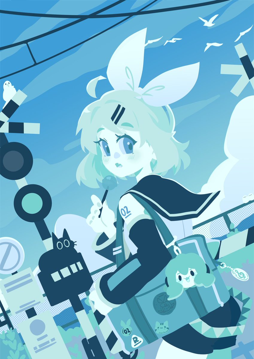 鏡音リン 「 」|Tigeraのイラスト