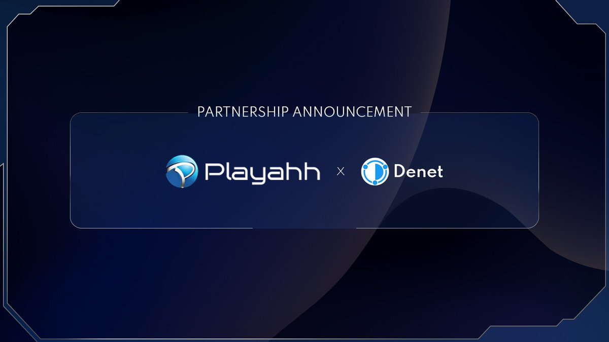 #Playahhapp joins forces with @denet2022 in a powerful partnership! 🤝 🎮 Unlock a new era of blockchain gaming with customized campaigns, on-chain metrics, and social media engagements. • Together, we're reshaping the landscape of #Web3gaming !