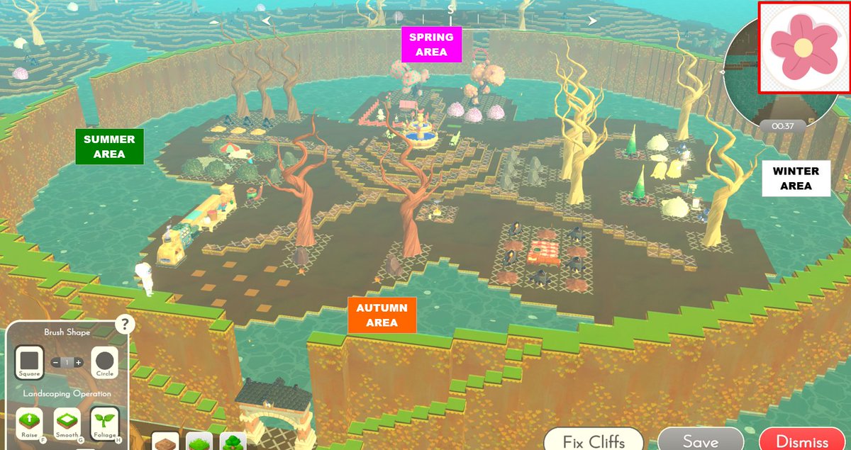 ekPWLgU5V4rXERL's tweet photo. Land ID No.:#5004947
Discord Username: k29004
〈Features of LAND〉
・The entire island is shaped like the Alice token symbol.
・surrounded by high walls
・gates to the north, south, east, and west
・You can see the four seasons
#MNAEntry #LandCustomization #MyNeighborAlice https://t.co/0qYfowrfJk