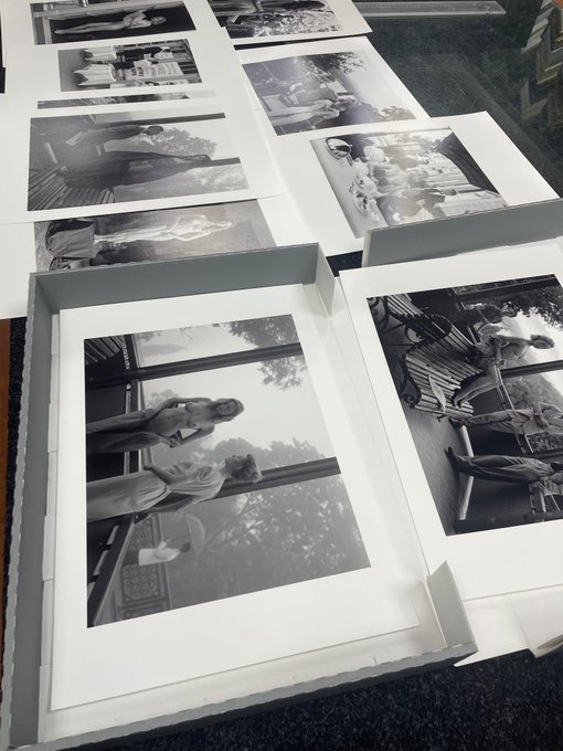 Archival box Hahnemuhle &ldquo;Wartime Sketches&rdquo; 10 prints 30x40cm , CV and gloves inside. Edition of 10 https://t<a href="/tag/art"class="tags"><span>#art</span></a>