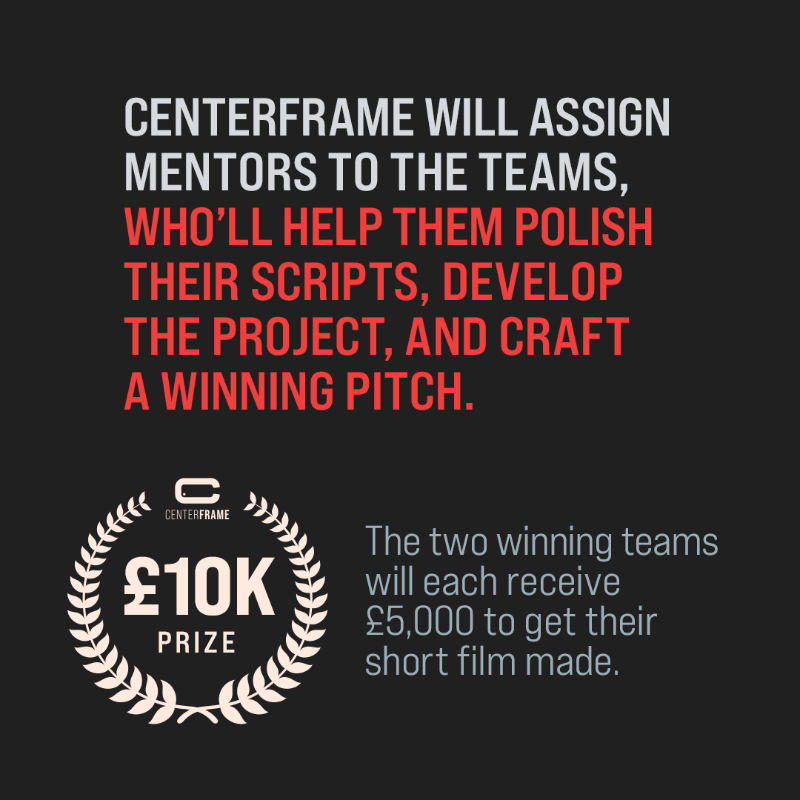 CenterframeClub's tweet photo. Exciting news! GET IT MADE is back! 

Our script competition &amp; development lab for filmmakers will help you meet fellow creatives, form teams and kickstart your filmmaking journey! 

🎬 Apply now!

#scriptcompetition #getitmade #developmentlab #filmmaking