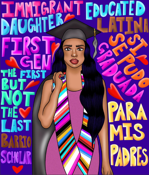 CLYLP's tweet image. We love this illustration by @princessa_Chicana 🎨
.
#InspireYourHeartWithArtDay