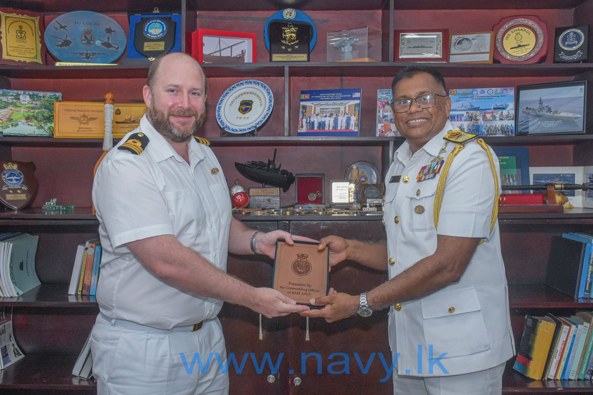 Concluding her formal visit, @HMS_Spey departed the island 31 Jan. The @srilanka_navy bade customary send-off to the departing ship at the port of #Colombo. @UKinSriLanka Read more: news.navy.lk/eventnews/2024…