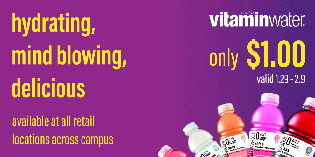 Limited Time Only!🔥
#UNI_Dining #VitaminWater #LTO