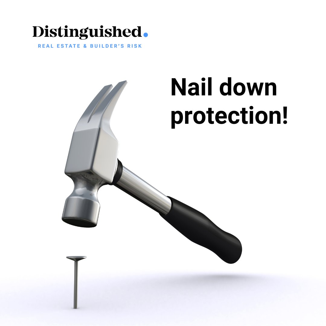 Nail down protection with Distinguished’s Builder’s Risk insurance! From renovation work to ground-up construction, we can help. Check out the full list of coverages and limits on our website: hubs.li/Q02hcHhz0
 
#constructioninsurance #insurance #buildersriskinsurance